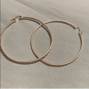 Kendra Scott AnneMarie Gold rhinestone hoops